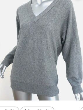 Brochu Walker wool cashmere v neck sweater